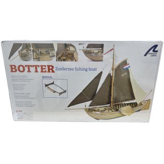 Artesania Latina 1/35 Dutch Fishing Boat Botter Wooden Kit - 22125
