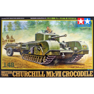 Tamiya 1/48 Churchill MK VII Crocodile Tank Kit - 32594