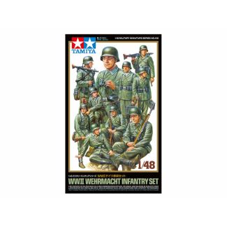 Tamiya WWII Wehermacht Infantry Military Set 1/48 - 32602
