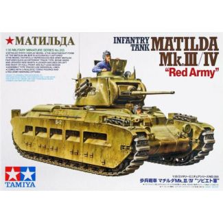 Tamiya 35355 1/35 Matilda MKIII/IV Red Army Conversion - Military Model Kit