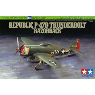 Tamiya 1/72 Republic P-47D Thunderbolt Razorback - 60769