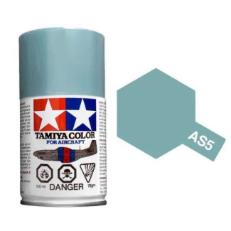 Tamiya AS-5 Light Blue (Luftwaffe) 100ml Spray Paint for Scale Models - 86505
