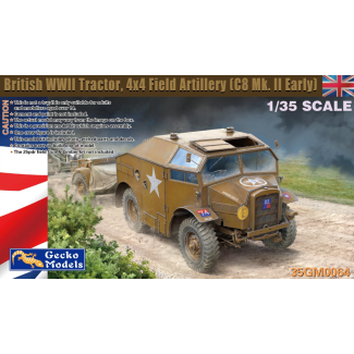 Gecko Models 1/35 British WWII Tractor, 4×4 Field Artillery (C8 Mk. II Early) - 35GM0064