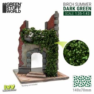 Ivy Foliage - Dark Green Birch - Large - Green Stuff World