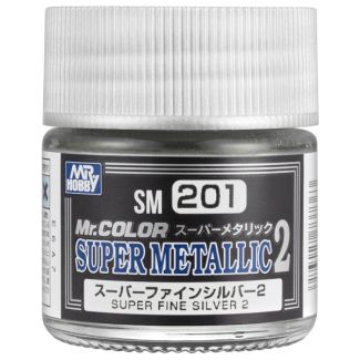 Super Metallic II – Super Fine Silver 10ml Mr Hobby - SM-201
