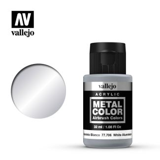 Vallejo Metal Color - White Aluminium - 77.706