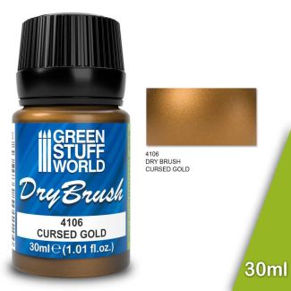 Metallic Dry Brush - CURSED GOLD 30 ml - Green Stuff World