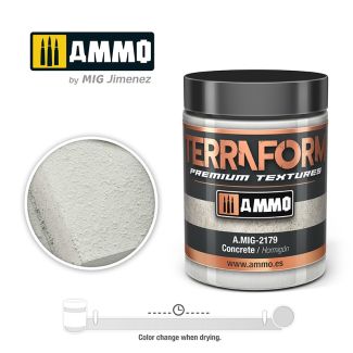 Terraform Concrete 100ml Ammo By Mig - MIG2179