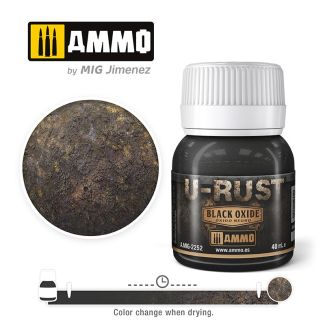  U-Rust Black Oxide Ammo By Mig - MIG2252