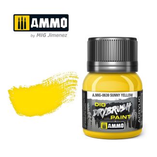 Dio Dry Brush Sunny Yellow 40ml Ammo By Mig - MIG0639