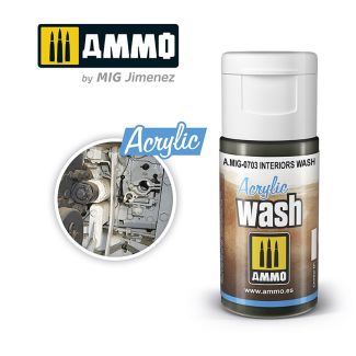 Acrylic Wash Interiors Wash Ammo By Mig - MIG703