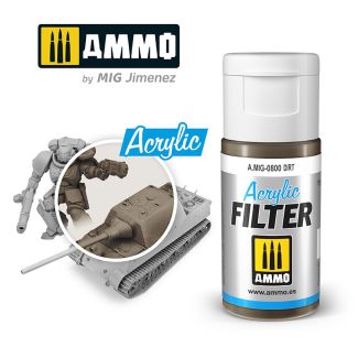 Acrylic Filter Dirt 15ml Ammo By Mig - MIG800