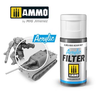 Acrylic Filter Medium Grey 15ml Ammo By Mig - MIG805