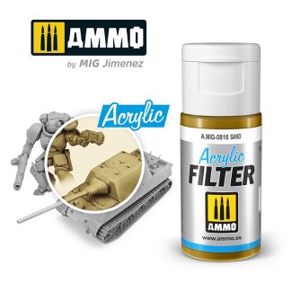 Acrylic Filter Sand 15ml Ammo By Mig - MIG816