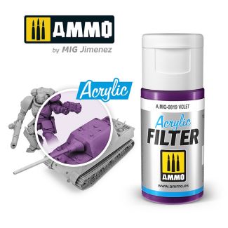 Acrylic Filter Violet 15ml Ammo By Mig - MIG819