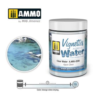 Clear Waters Acrylic 100ml Ammo By Mig - MIG2245