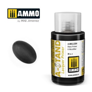 A-Stand Black Primer & Microfiller Ammo By Mig - MIG2354