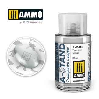A-Stand Transparent Medium Ammo By Mig - MIG2400