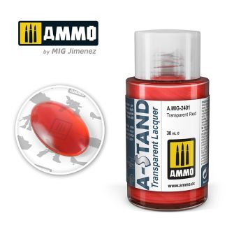 A-Stand Transparent Red Ammo By Mig - MIG2401