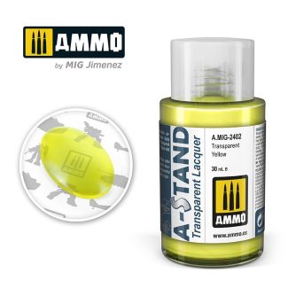 A-Stand Transparent Yellow Ammo By Mig - MIG2402
