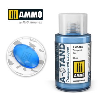 A-Stand Transparent Blue Ammo By Mig - MIG2403