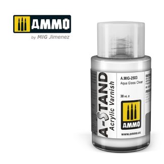 A-Stand Aqua Gloss Clear  Ammo By Mig - MIG2503