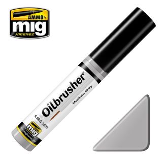 Medium Grey Oilbrusher Ammo By Mig - MIG3509