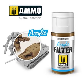 Acrylic Filter Ochre 15ml Ammo By Mig - MIG822