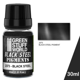 Pigment BLACK STEEL 30ml - Green Stuff World-2373
