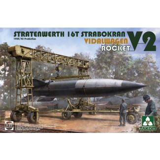 Takom 1/35 Stratenwerth 16t Strabokran 1944/45 Production With V-2 Rocket - TAK02123