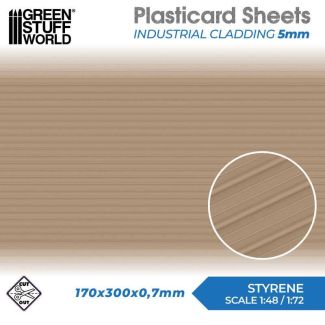 Plasticard - Industrial Cladding 5mm - Green Stuff World