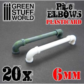 Plasticard Pipe ELBOWS 6mm - Green Stuff World