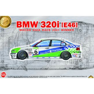Nunu 1/24 BMW 320I E46 Touring Macau 2001 Winner - PN24041