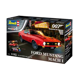 Revell 1/25 James Bond Ford Mustang I - Gift Set Inc Paint & Glue - 05664
