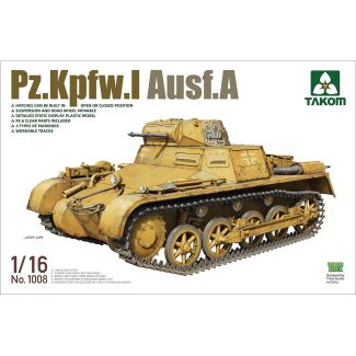 Takom 1/16 PzKpfw I Ausf A - 1008