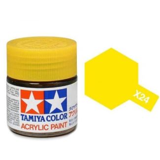 Tamiya Acrylic Mini X-24 Clear Yellow Paint