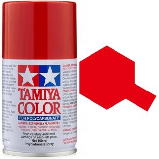Tamiya PS-60 Bright Mica Red Polycarbonate Spray