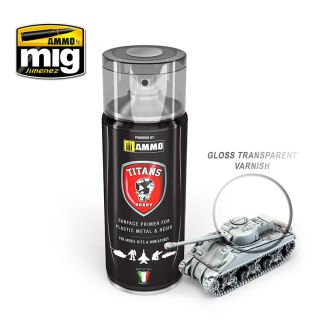 Titans Hobby: Transparent Gloss Varnish Ammo By Mig - TTH114