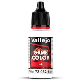 Vallejo Game Color 18ml - Game Ink - White - 72.082