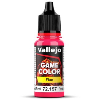Vallejo Game Color 18ml - Fluo - Fluorescent Red - 72.157