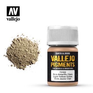 Vallejo Pigments - Light Yellow Ocre - 73.102