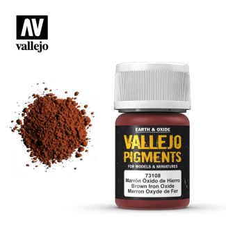 Vallejo Pigments - Brown Iron Oxide - 73.108