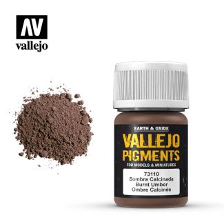 Vallejo Pigments - Burnt Umber - 73.110