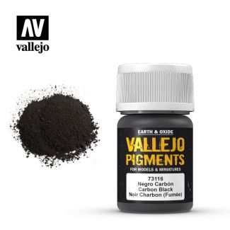 Vallejo Pigments - Carbon Black - 73.116