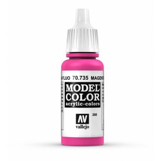 Vallejo Model Color 17ml - Fluorescent Magenta - 70.735