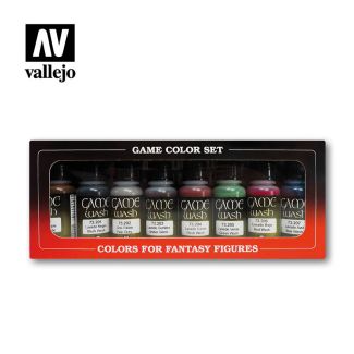 Vallejo Washes Set - 8 x 17ml VAL73998