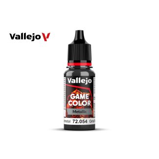 Vallejo Game Color 17ml - Metallic Dark Gunmetal - 72.054