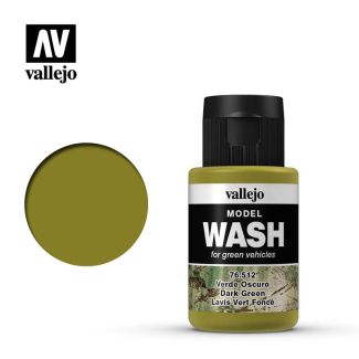 Vallejo Model Wash 35ml - Dark Green - 76.512