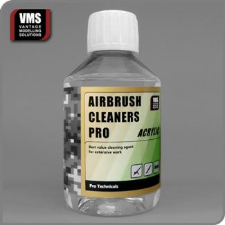 VMS Airbrush Cleaners Pro Acrylic - Dilutable 200ml (Dilute to 400ml) - TC01S