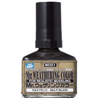 Mr Weathering Color Multi Black (40ml) - WC-01